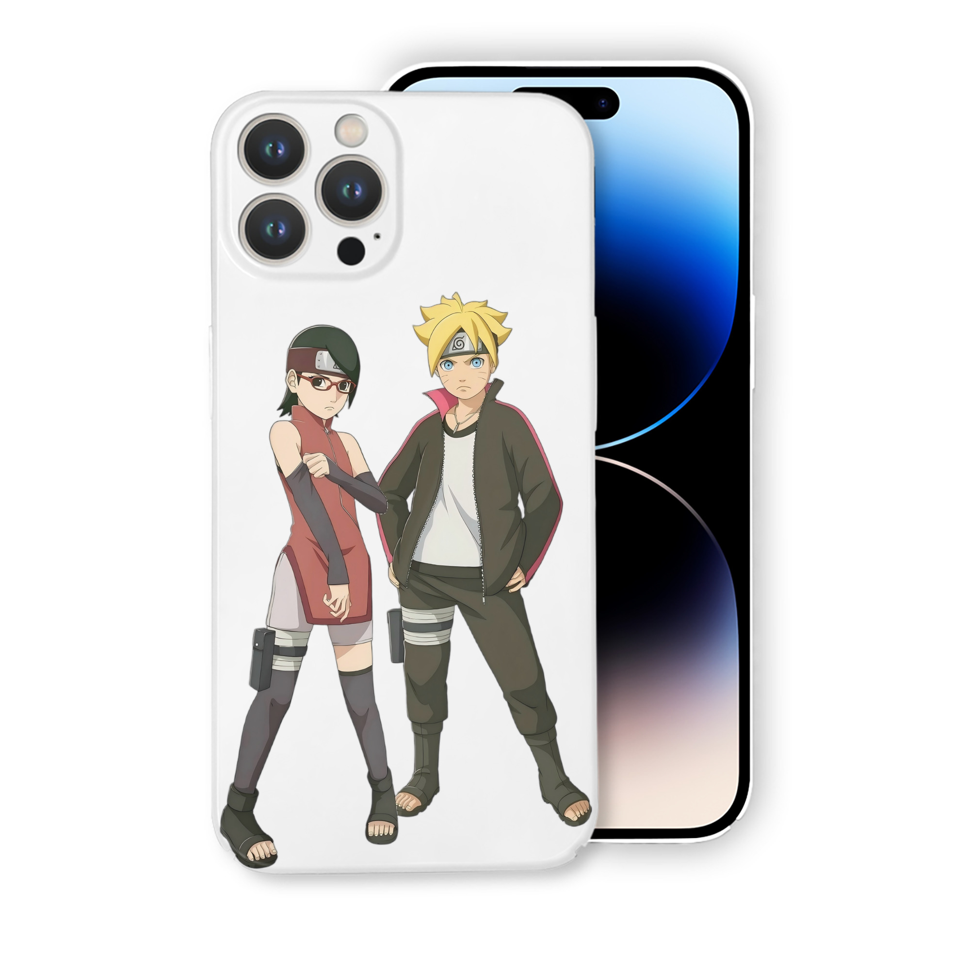 （画像用） NARUTO -ナルト- うずまき ボルト Uzumaki Boruto 【iPhone 14シリーズ対応】ハードケース